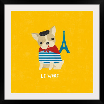 « good dogs french bouledogue » par moira chocolat, impression