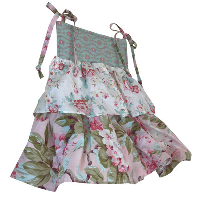 Oxford Floral 100% Cotton Crib Diaper Stacker