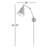 Sherice Steel Swing Arm Sconce-754363966-754363967