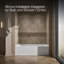 Archer® 72" x 36" Alcove Air Acrylic Bathtub Heater Included-204577444-204650474