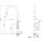 Modern Kitchen Faucet - 18.32" Pull-Down In Brushed Nickel Tap For
