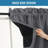 100% Blackout Curtain Valances for Kitchen Windows/Bathroom/Living Room/Bedroom Thermal Insulated Rod Pocket Valances for Windows, 4 Pack, 52" x 18"-147959226