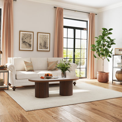 Table basse ovale simple 39,38 po