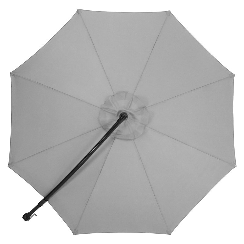 Aalam 300cm Cantilever Parasol, Light Grey