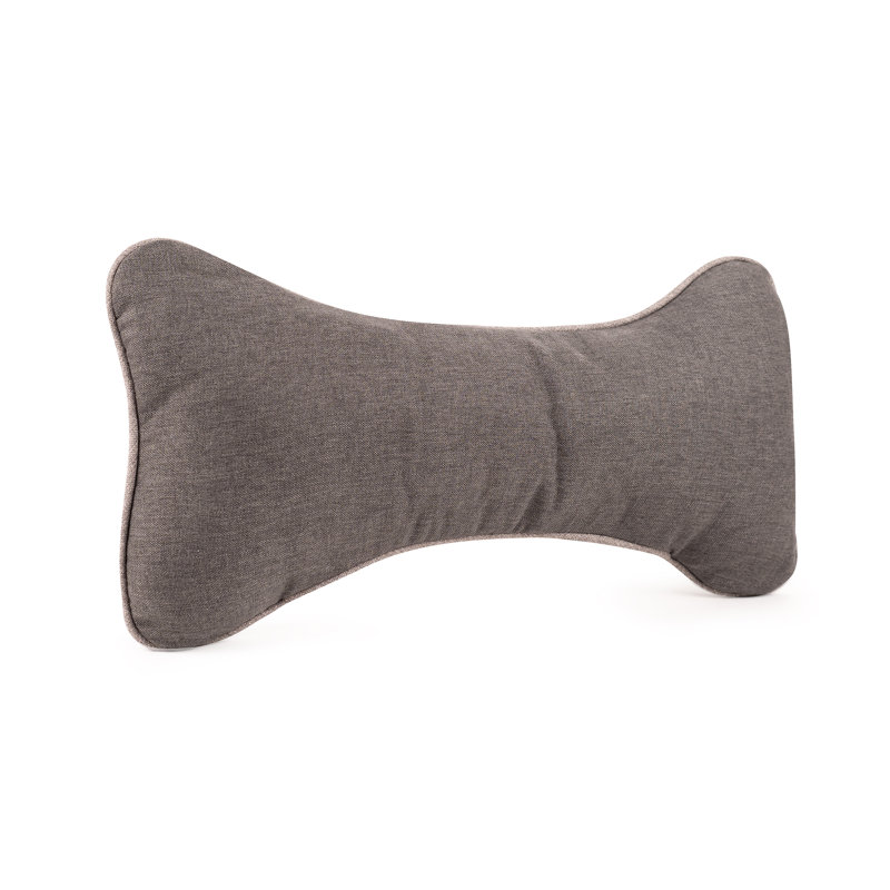 Coussin GreenDog Luxe, L / XL (l 19 po x H 10 po), Gris foncé