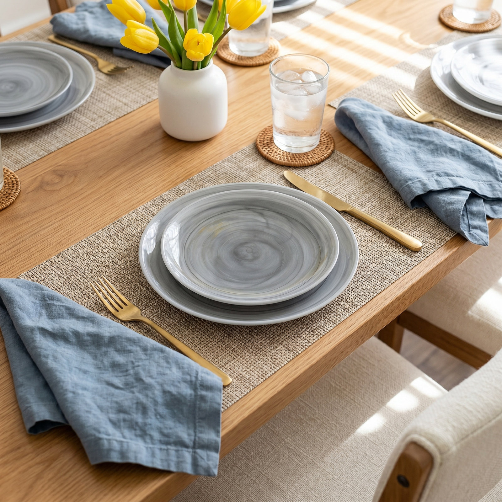 La Jolla 6" Bread and Butter Plate, Storm Gray