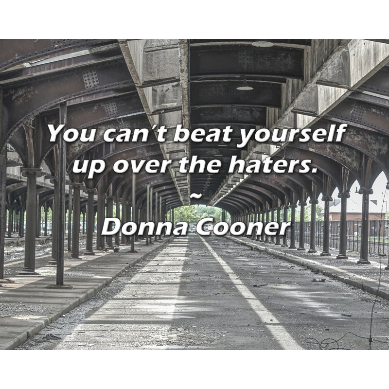 Citation de Donna Cooner: Vous ne pouvez pas vous foutre en l'air., H 20 po x l 24 po