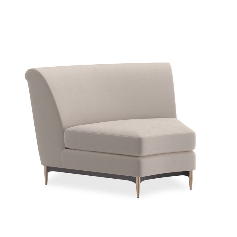 Caracole Upholstery Chair, Gray Velvet