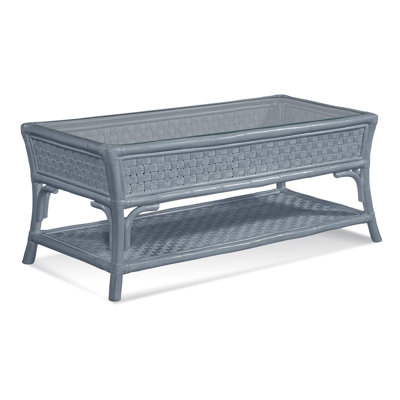 Boca Glass Top Coffee Table