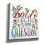 Toile épique Graffiti «Love Is The Response Color» par Elizabeth Caldwell, 37 po x 37 po-1827553150