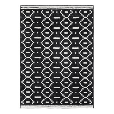 Ivy Bronx Begna Nathanyl Rug Black