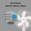 Ventilateur sur pied oscillant Optimus