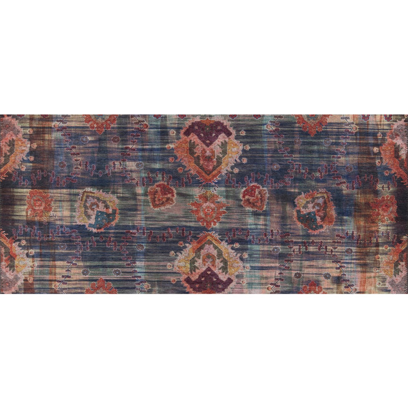 Elegant Hall Carpet (2.5 x 7.5 ft), 100% Polyester, 1.1 lbs/sq ft | 4 mm Pile Height, Recycled Poly Cotton Underside | Machine Washable, Eco-Friendly | Perfect for Entryways, Living Rooms & Hallways