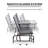 Outdoor Glider Bench With Center Table
