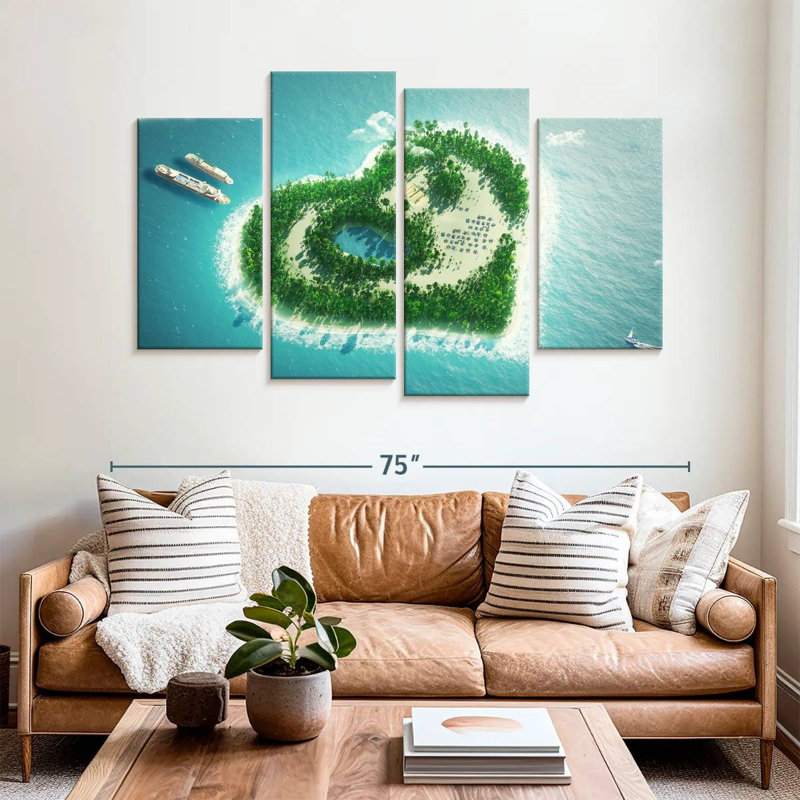 Gillard Heart Beach Paradise, H 42 po x l 68 po