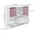Azha 29.53'' H X 35.43" W Bookcase With Fabric Storage Bins-1868398794
