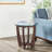 Glass Top Side End Table-137803144