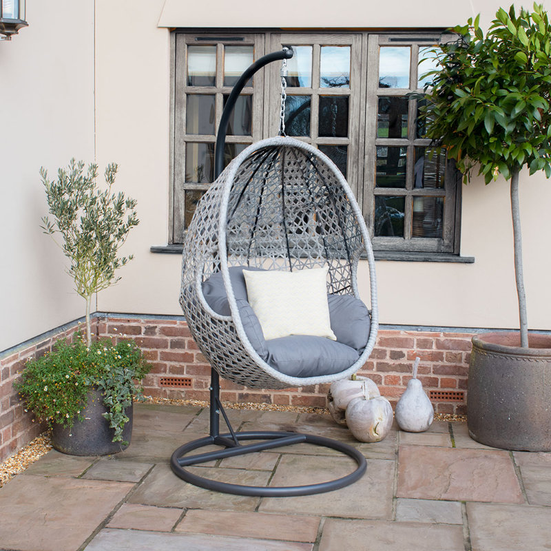Gastonville Hanging Chair with Stand