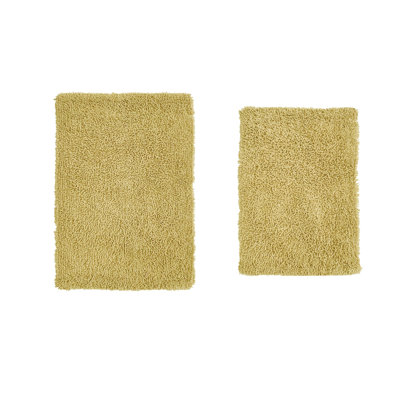 Hazelip 100% Cotton Bath Rug (Set of 2)
