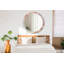 Huldar Glass Flat Wall Mirror