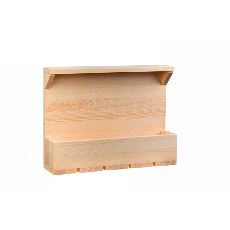 2 Piece Pine Floating Shelf