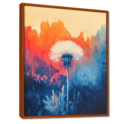 Scatter The Seeds In Bold Hues Abstract II - Pissenlit, art mural