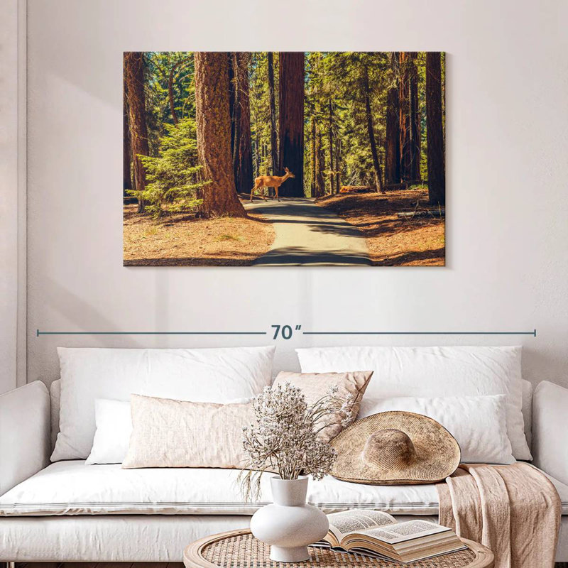 Brampt Elusive Deer, 30" H x 45" W