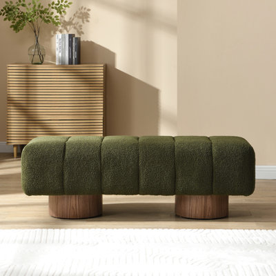 Banc de salle à manger rembourré Boucle, sans installation, capacité de 300 lb, refonte du style multi-rôle dans la pièce