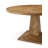 Nova Oak Round Solid Wood Base Dining Table-64800925