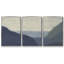 «Mute Coast I», reproduction sur toile flottante 3 pièces-1031797827-1031797824