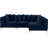 Izara Velvet L-Shaped Sectional Reversible-82749476