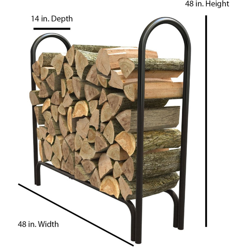 Duron 48'' W Metal Log Rack