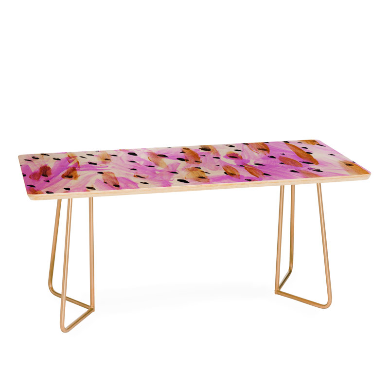 Solid Wood Top Coffee Table