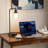 16.5'' Industrial Glass Table Lamp Set with Touch Control, AC Outlet and USB A&C