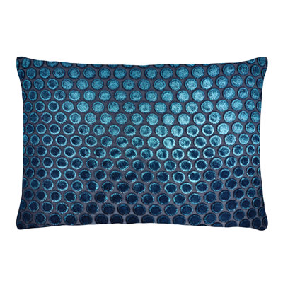 Dots Lumbar Velvet Pillow Cover & Insert