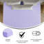 Surmatelas en mousse viscoélastique infusée de lavande Shardia-882322226