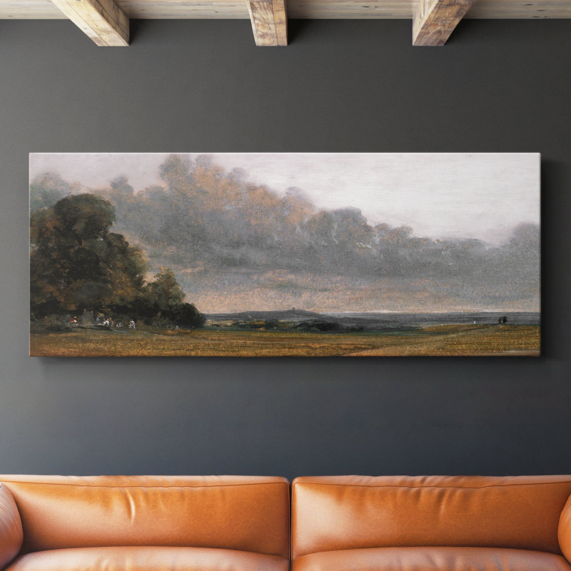 Série paysage - MLXVII - Toile tendue avec châssis - Prêt à accrocher, H 12 po x l 30 po