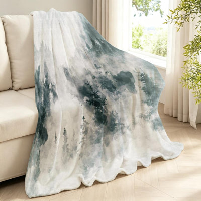 Jeté en molleton transparent ultra doux
