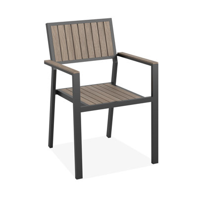 Loddon Aluminum Outdoor Patio Dining Chairs (set Of 4)