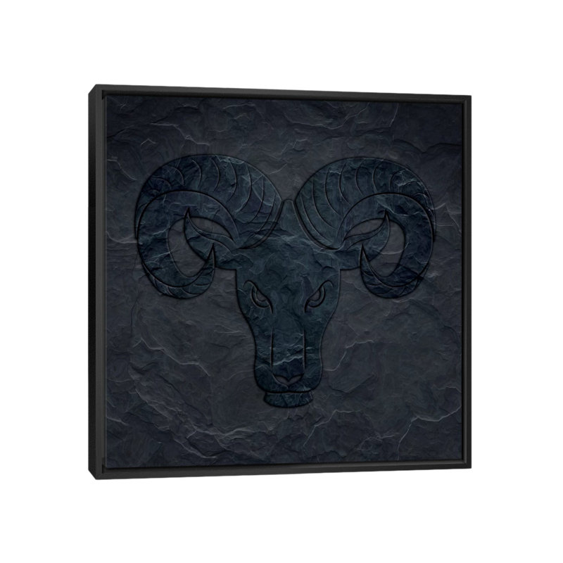 Intensity to Oververse, impression sur toile tendue, H 18 po x l 18 po x P 1,5 po, Toile encadrée noire, Pas de tapis