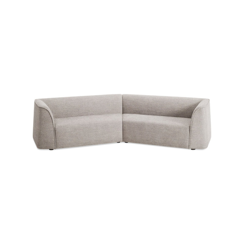 Thataway Sectional, 29" H x 126" W x 53" D, Tofte Navy Polyester Blend