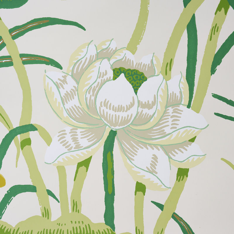 Rouleau de papier peint L 27 pi x l 27 po Lotus Garden, Rallonge