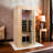 Single Person Hemlock Bluetooth Compatible Low EMF FAR Infrared Sauna for Indoor Use-107962512