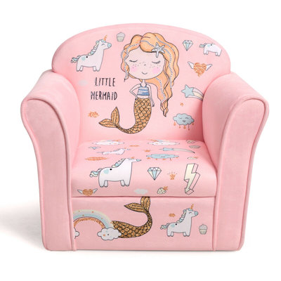 Fauteuil club pour enfants Rogelio Mermaid