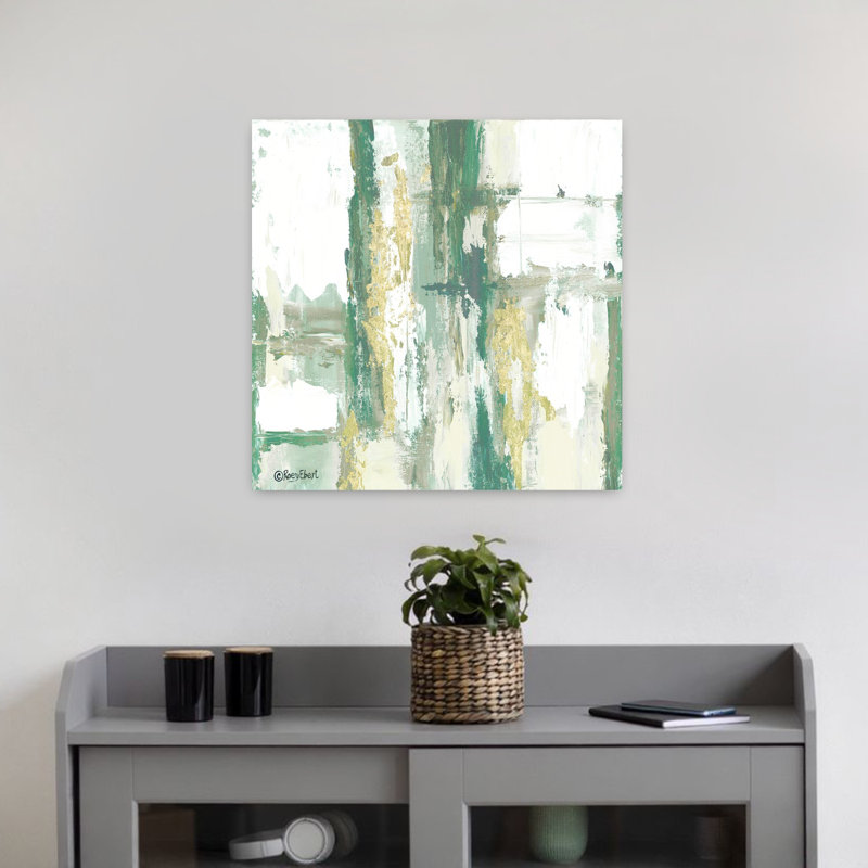 Medley, art abstrait abstrait contemporain, H 18 po x l 18 po