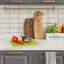 4 Piece Chopping Board with Stand Set