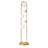 Manul 66.14'' Traditional Floor Lamp With White Shade