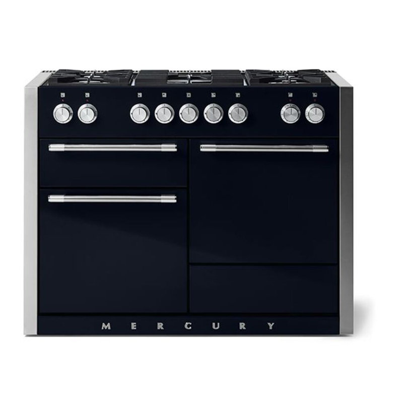 Mercury 48" 6 Cubic Feet Dual Fuel Freestanding Convection Range, Stainless Steel, Dual Fuel