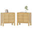 Grande table de bout Adora de 31,5 po avec rangement et profil incurvé, table de chevet moderne en bois de style Mid-Century avec tiroir pour chambre à coucher, salon, bureau-130326435-107262095