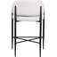 Tabouret de comptoir en tissu Sylas-1433604255